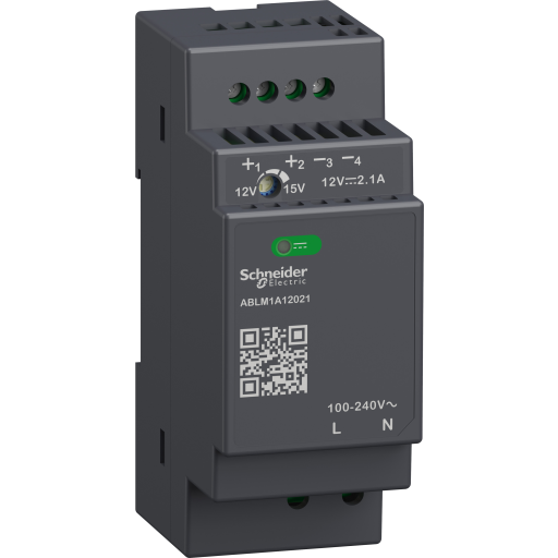 Strømforsyning Switch Mode 12v Dc 2 1a Modular Ablm1a12021