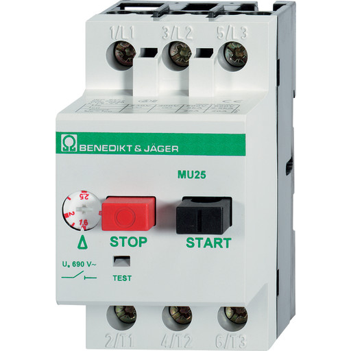 B&J MU25 motorværn, 0,40-0,63 A billede