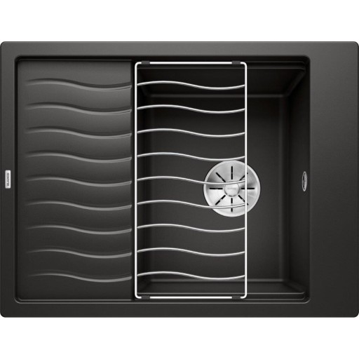 Blanco Elon 45 S UXI diskb&auml;nk, 65x50 cm, svart