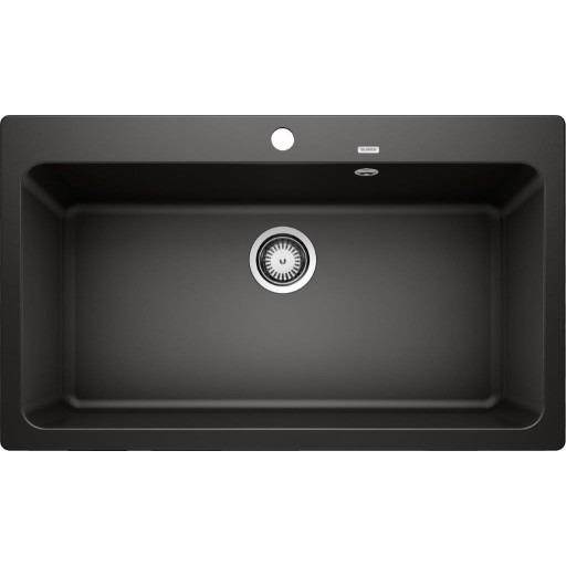 Blanco Naya XL9 UX diskb&auml;nk, 86x51 cm, svart