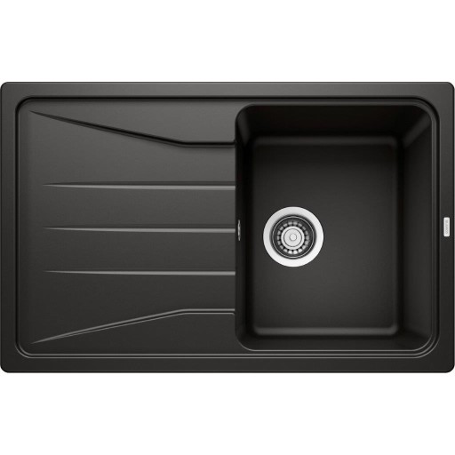 Blanco Sona 45 S UX diskb&auml;nk, 78x50 cm, svart