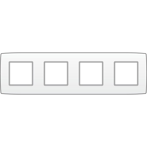 Ramme 4 Modul Original Hvid Fra Niko