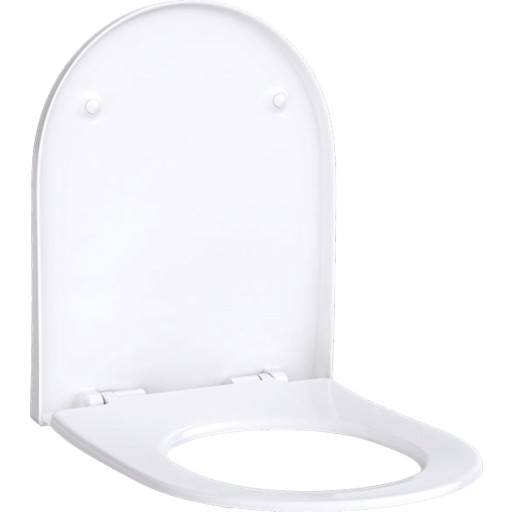 GEBERIT ACANTO toiletsæde med softclose og quick relese, 350x437x49mm hvid
