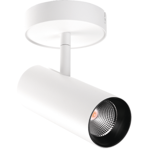 Vg-/loftarmatur Tube Mini S LED, 17W, 3000K, 960 lumen, hvid - SG Armaturen