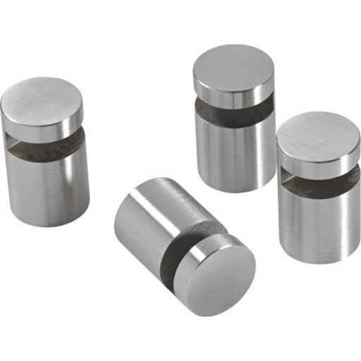 Pressalit spejlbeslag, rustfrit stål, 4 stk billede