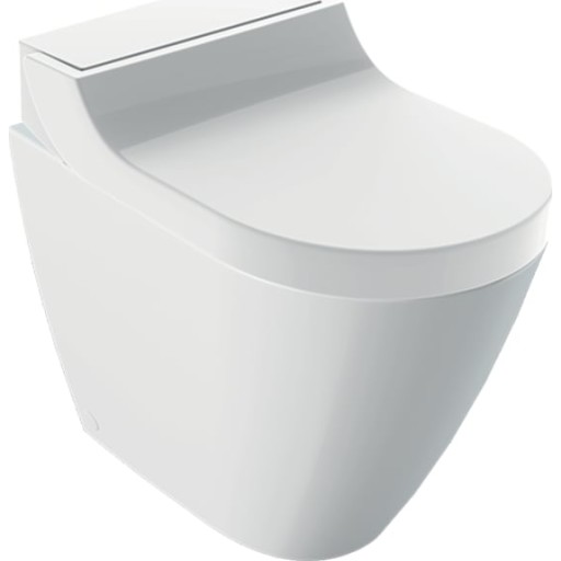 Geberit AquaClean Tuma Comfort douchetoilet, back-to-wall, hvid glas/hvid billede