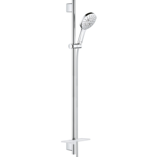 GROHE Rainshower SmartActive brusestangsæt 3 sprays, 900 mm, med vægholdere, Silverflex bruseslange