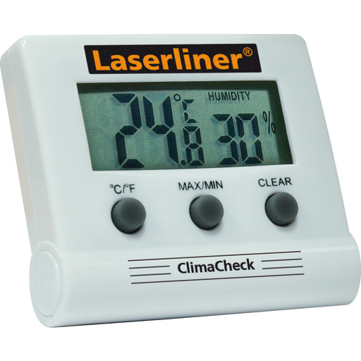 Laserliner ClimaHome-Check, Indendørs, Temperatur og luftfugtighedssensor, Fritstående, 0 - 50 °C, 20 - 99%, 1 °C