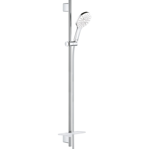GROHE Rainshower SmartActive brusestangsæt 3 sprays, 900 mm, med vægholdere, Silverflex bruseslange