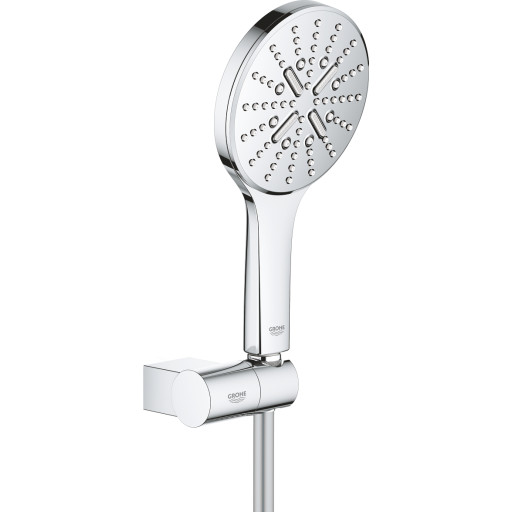 Grohe Rainshower SmartActive 130 håndbruser med vægholder, 3 stråletyper, krom