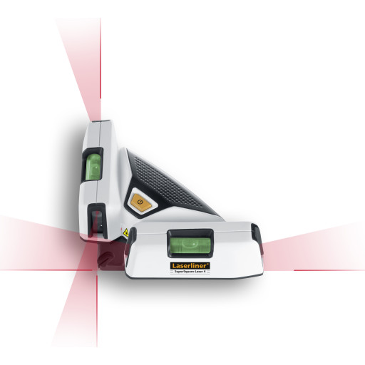 Laserliner SuperSquare 4 90 ° rød linjelaser