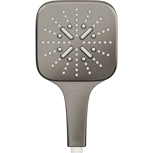 Grohe Rainshower SmartActive Cube Håndbruser 130mm, 3 sprays, 9,5 l/min, børstet hard graphite