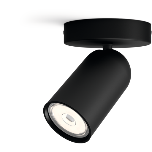 Philips myLiving Pongee takspotlight, svart