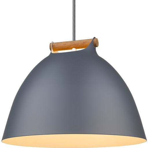 Halo Design Århus pendellampa, grå, Ø40 cm