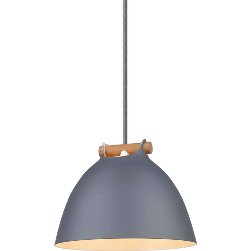 Halo Design Århus pendellampa, grå, Ø18 cm