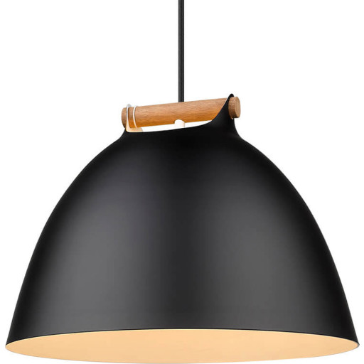 Halo Design Århus pendellampa, svart, Ø40 cm