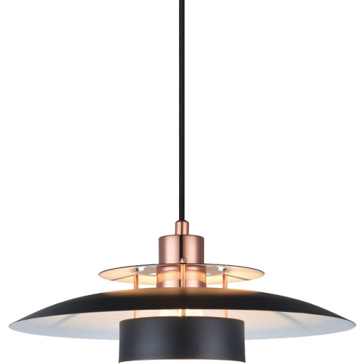 Halo Design Sørup pendellampa, koppar/svart