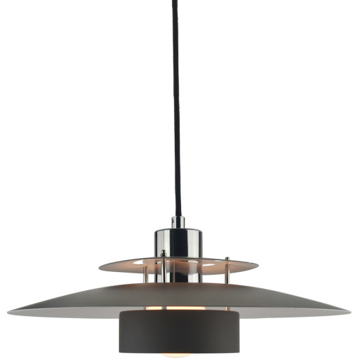 Halo Design Sørup pendellampa, krom/svart