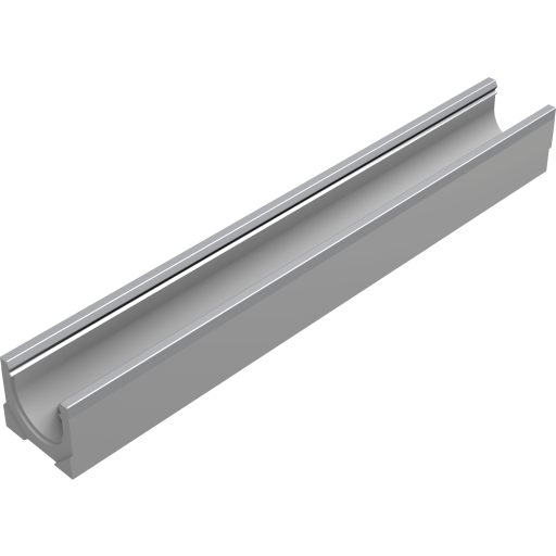 Duco Mini Gala afløbsrende 100 cm uden afløb billede