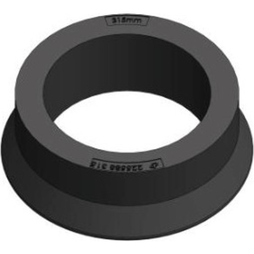 Lauridsen 315 mm kegle uden fals, genbrugsplast, 40 t