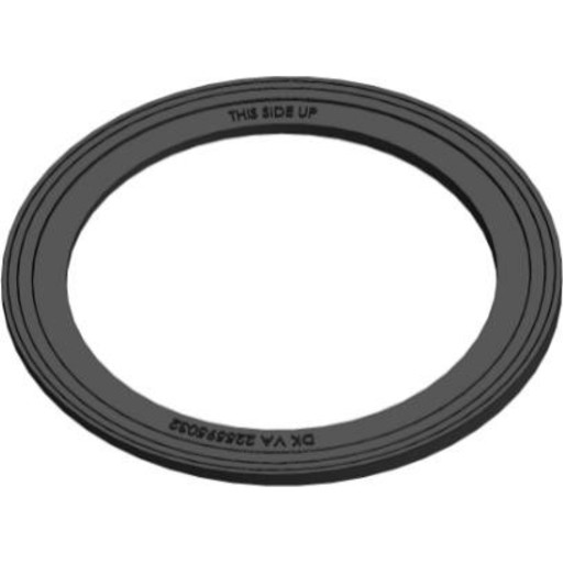 Lauridsen skrå topring i plast Ø425 mm, højde 9-22 mm billede