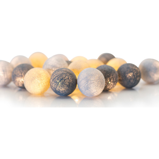 Iris Lights Greige ljusslinga, 35 kulor