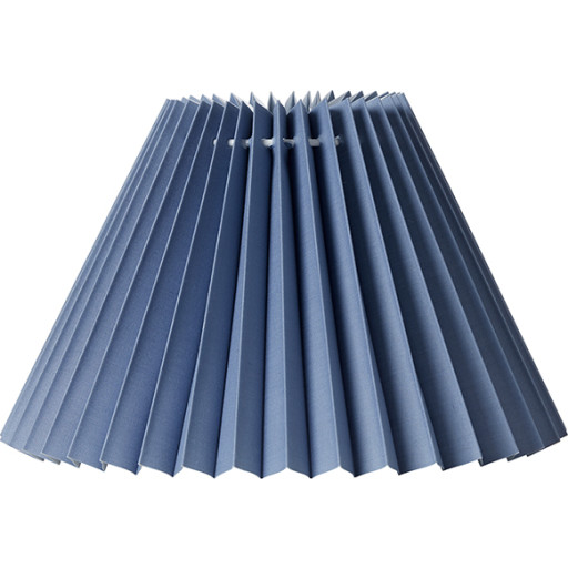 Nielsen Light Emma Hacienda Plisse lampeskærm, blå, H15 cm