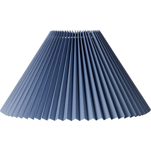 Nielsen Light Emma Hacienda Plisse lampeskærm, blå, H22 cm billede