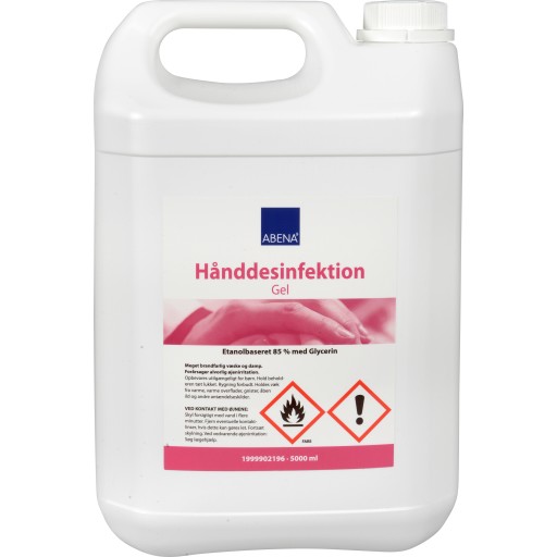 Abena håndsprit, 5 Liter, gel billede