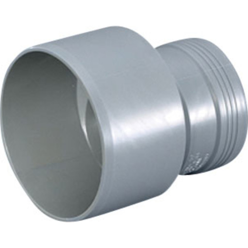Wavin 75 x 40 mm Reduktionsrør excentrisk lang afløb grå PP