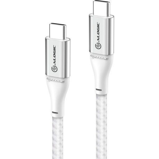 Alogic ladekabel USB-C til USB-C, sølv, 0,3 meter Hus &amp; hage > SmartHome &amp; elektronikk