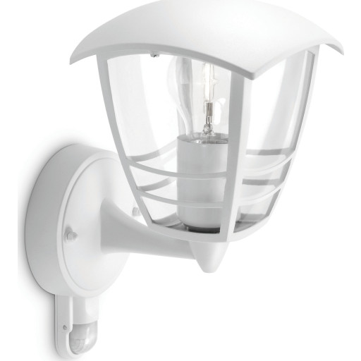 Philips myGarden Creek Up vägglampa utomhus med sensor, vit