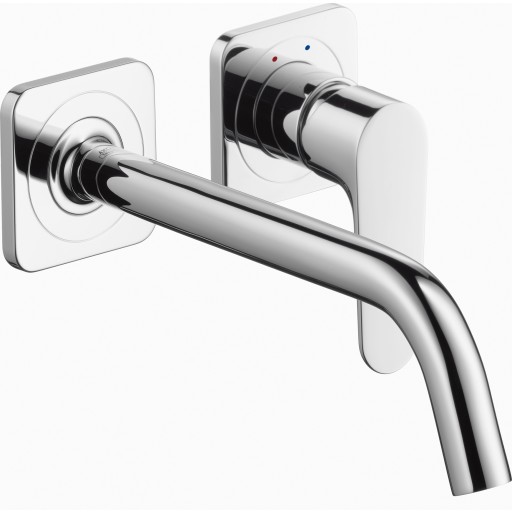 Hansgrohe AXOR Citterio M 2-huls håndvaskarmatur til væg, 167 mm tud