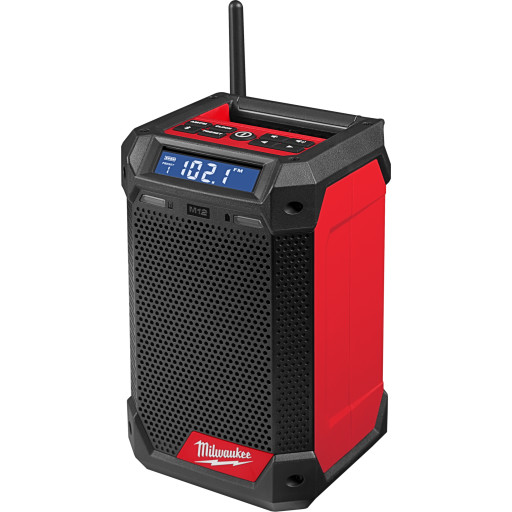 Milwaukee M12 RCDAB+-0 radio og lader billede