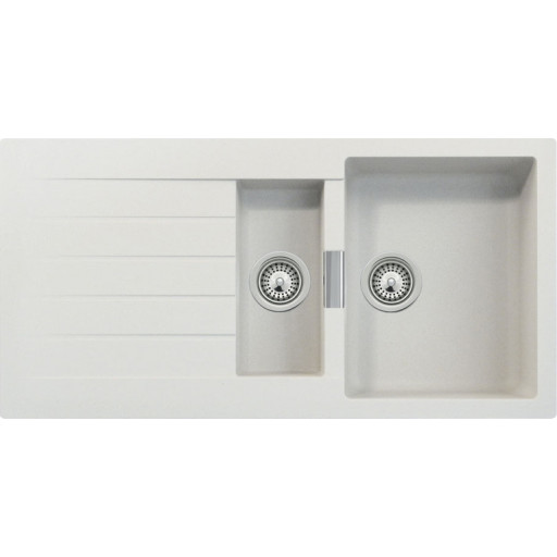 Intra Primus D-150 diskbänk, 100x50 cm, vit