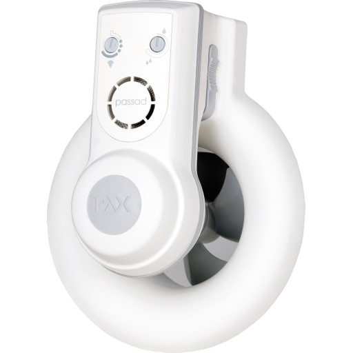 FRESH Ventilator Pax Passad 30 til væg/loft med fugtstyring, lys-(PIR) sensor og timerfunktion. Luftmængde 95 m³/h, mål Ø172x210/Ø100 mm.