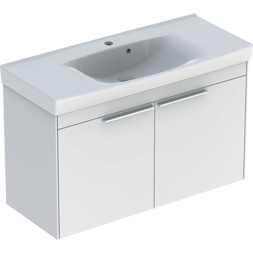 Ifö Sense møbelpak 90cm,Spira - Compact hvid, H:59cmB:90cm D:36cm, Spira håndvask & 2låger