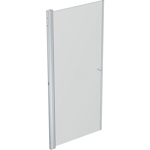 Contura Shower Space brusedør, 87 cm, frostet glas, aluminium profil
