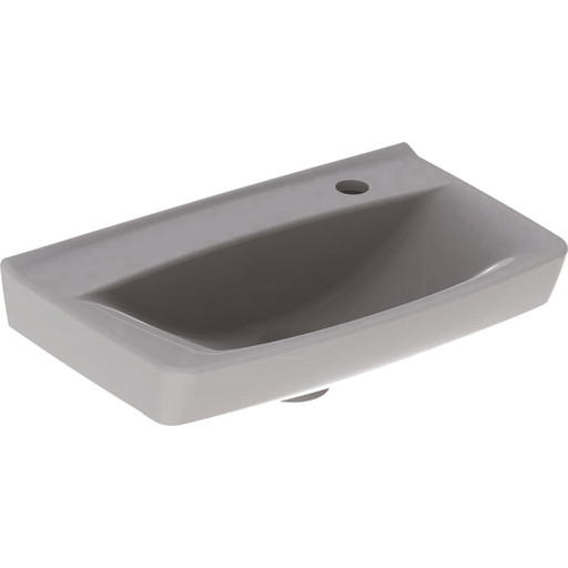 Ifö Spira håndvask 500 x 310 mm. Hanehul højre. Uden overløb. 15017100
