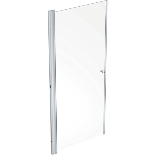 Contura Shower Space brusedør, 87 cm, klart glas, aluminium profil billede
