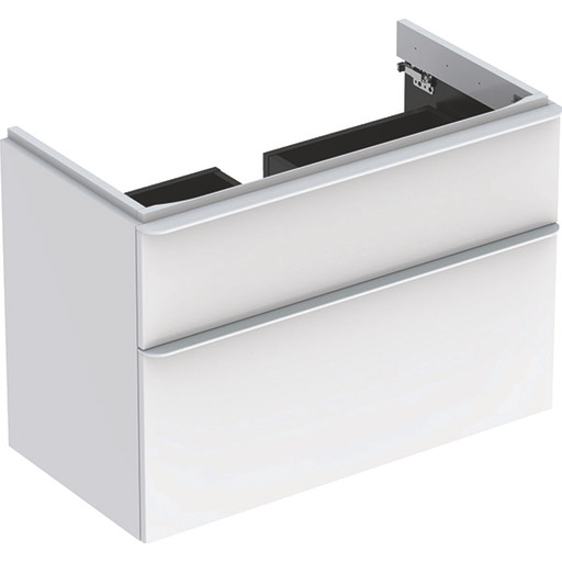 Geberit Smyle Square underskab, 88,4x47 cm, hvid højglans