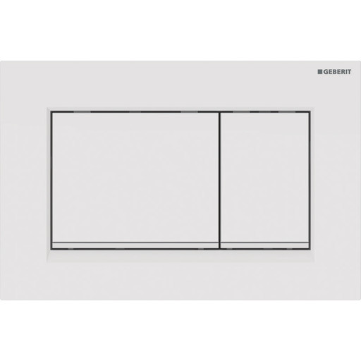 Geberit 115.883.11.1, Skylleplade, Hvid, Geberit, 246 mm, 12 mm, 164 mm