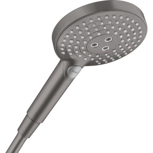 Hansgrohe Raindance Select S 120 håndbruser, vandbesparende, børstet sort krom billede