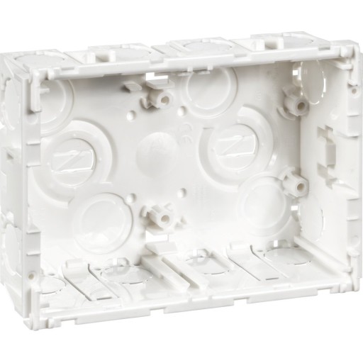 LAURITZ KNUDSEN Clic'line® kanaldåse 2 modul.