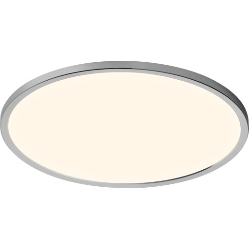 Nordlux Oja Bath plafond, 3-stegs-dämpning, krom, Ø42 cm