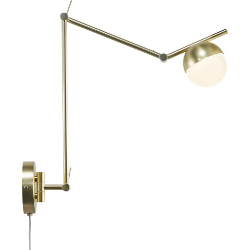 Nordlux Contina vägglampa, mässing