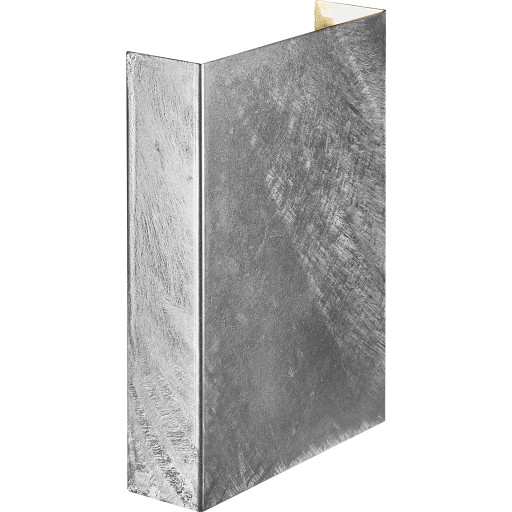 Nordlux Fold 15 UpDown utomhus vägglampa, galvaniserat stål