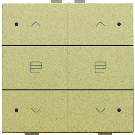 Billede af Motortryk dobbelt, gold coated, NHC