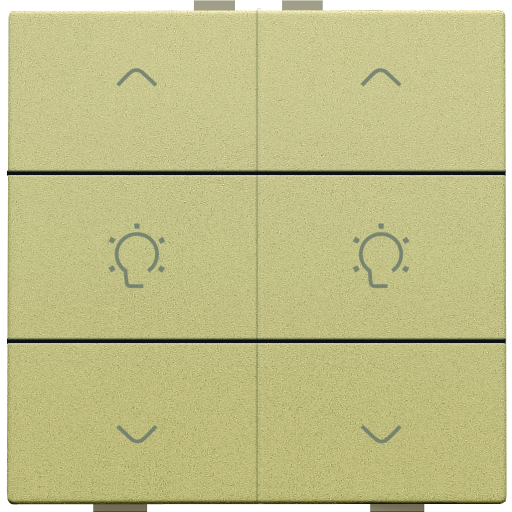 Billede af Dæmpertryk dobbelt, gold coated, NHC