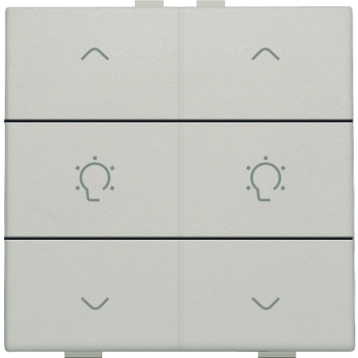 Dæmpertryk dobbelt, light grey, NHC